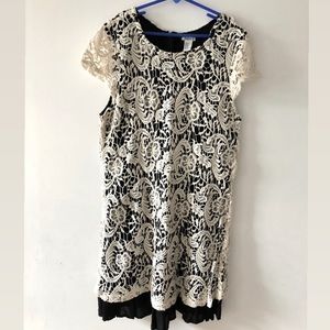 Cap-Sleeve Crochet Dress